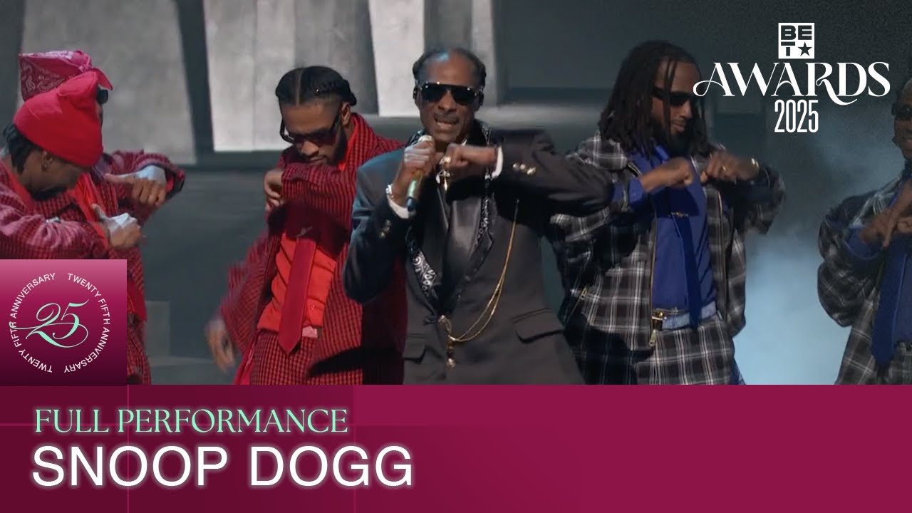 Snoop Dogg Drops West Coast Anthems: “Nuthin’ But a ‘G’ Thang” & “The Next Episode” | BET Awards '25