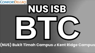 (BFTP 2025) NUS Internal Shuttle Bus Service BTC | Hyperlapse & Route Visual