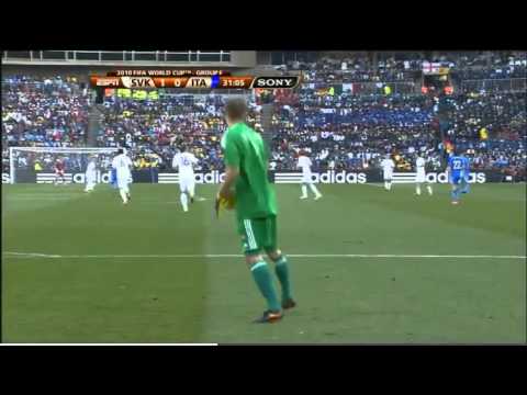 Slovakia vs Italy full , World Cup 2010, part 1