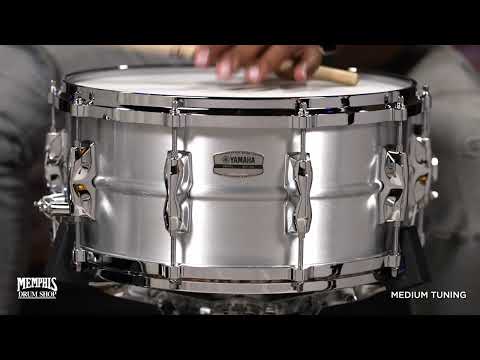 Yamaha RAS-1465 Recording Custom 6.5x14" Aluminum Snare Drum 2016 - Present - Silver/Chrome imagen 5