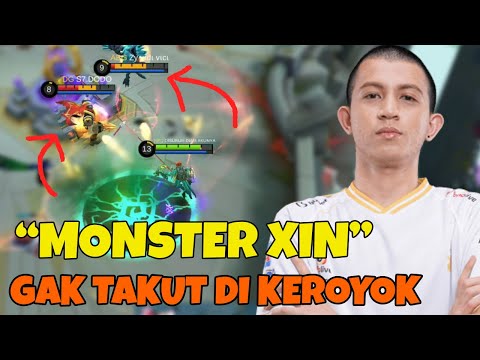 GAK TAKUT DIKROYOK 🔥 Inilah Momen Claude RRQ XIN Menghadapi Banyak Lawan Sendirian GOKILL !! #rrqxin