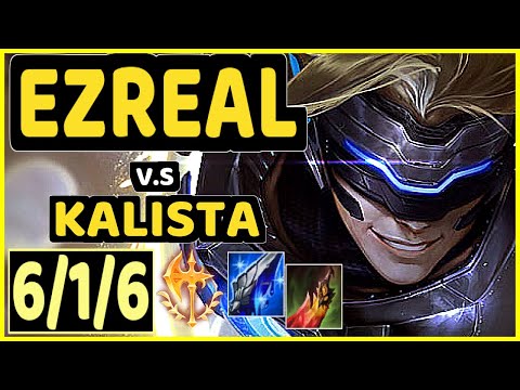 JESKLA (EZREAL) vs KALISTA - 6/1/6 KDA BOTTOM ADC CHALLENGER GAMEPLAY - EUW