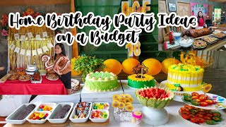 SIMPLE BIRTHDAY PARTY IDEAS AT HOME/ HOME BIRTHDAY PARTY IDEAS ON A BUDGET | Irene