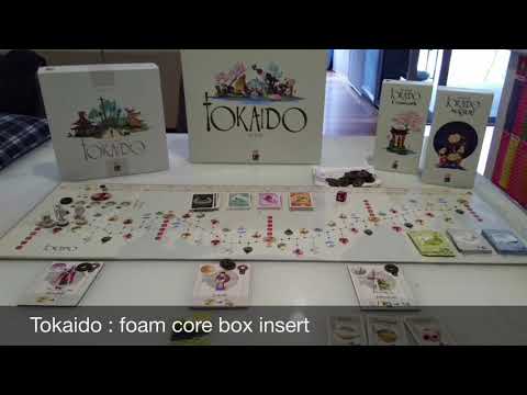 Tokaido - foam core game box insert
