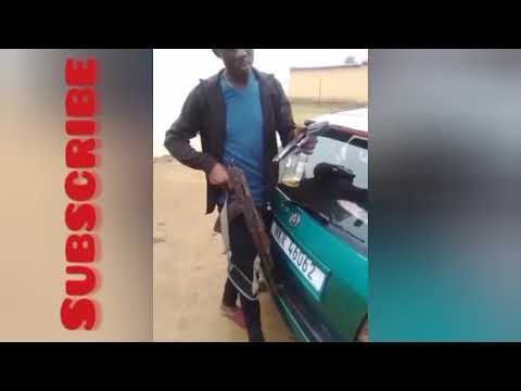 WATCH Inkabi Arrested After Showing Off His AK47 And Claiming To Kill This Year.