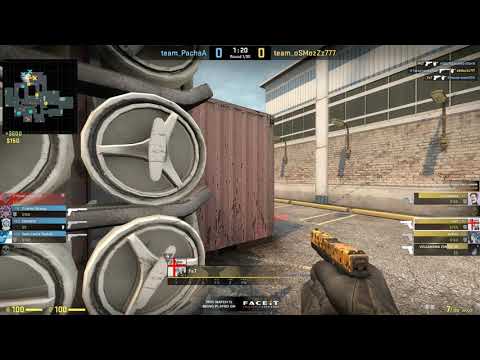 [CSGO] Double Penetration on pistols in one game xd