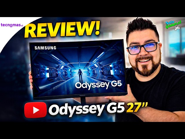 Vídeo relacionado con Samsung LS27FG530EUXEN- Monitor Gaming Odyssey G5 de 27" QHD (2560 x 1440 16:9, 200Hz, 1ms, Panel IPS, HDR10, AMD FreeSync Premium, Black Equalizer), Negro, Versión 2025