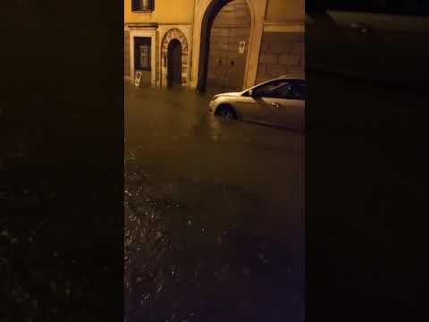 Diluvio,Temporale Verona 06/06/2020 Via Giardino giusti, S. M. in Organo, Piazza isolo. 01