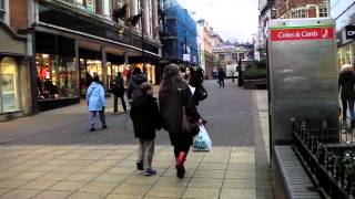 Video van het belangrijkste winkelgebied in Lincoln
