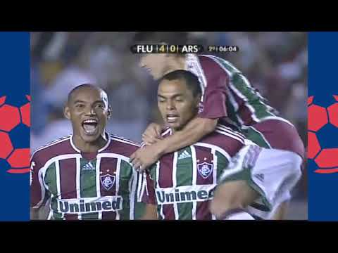 Gols: Fluminense 6x0 Arsenal Sarandí/ARG - Copa Libertadores 2008 (TV Globo)