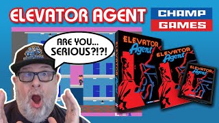 ELEVATOR AGENT by Champ Games Review! An ATARI 2600 Game!