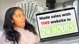 How To Start An Online Business and make sales in 24 Hours Using THIS| Dropshipping Print On Demand
