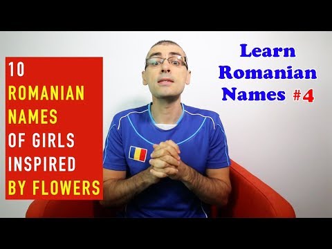 10 ROMANIAN NAMES OF GIRLS INSPIRED BY FLOWERS | Learn Romanian Names #4