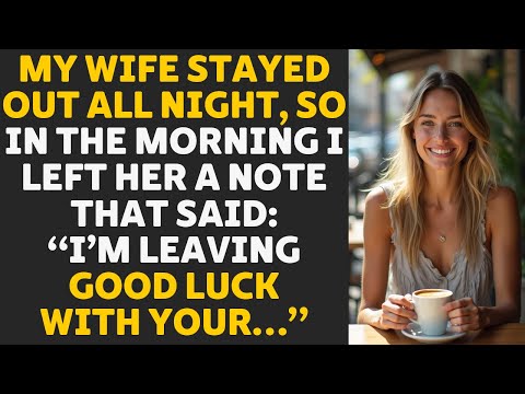 She Vanished All Night—So I Left a Note That Changed Everything: "I'm Leaving, Good Luck With Your..