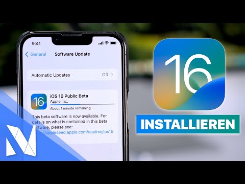 iOS 16 auf dem iPhone installieren - Tutorial (iOS 16 Public Beta) | Nils-Hendrik Welk