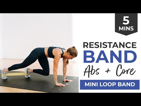 5-Minute Resistance Band Ab Workout (No Repeats)