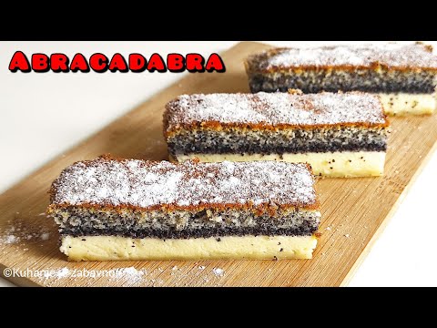 ABRACADABRA / 1 SMJESA ‼️Magični kolač sa makom / Abrakadabra / Čarobni / Pametni kolač