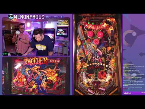 PINBALL- PAPA's 1985 Williams Sorcerer Pinball