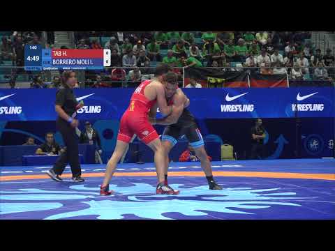 Qual. GR - 67 kg: H. TAB (IRI) v. I. BORRERO MOLI (CUB)