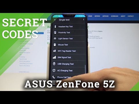Secret Codes ASUS ZenFone 5Z- Hidden Modes / Secret Options