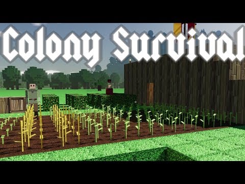 Colony Survival - Our first Mine! Food shortage! - Episode 2