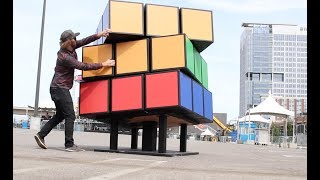 Building A Massive Rubik's Cube Sculpture