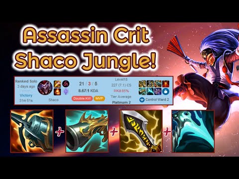 Full Crit Shaco Jungle - S11 Platinum 2 Ranked [League of Legends] Full Gameplay - Infernal Shaco