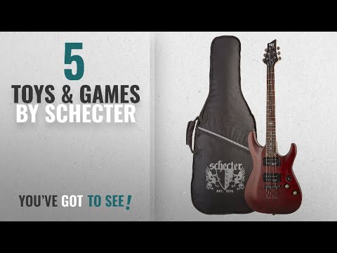 Top 10 Schecter Toys & Games [2018]: C-1 SGR by Schecter Beginner Electric Guitar - Walnut Satin