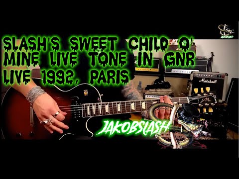 SLASH's Sweet Child O' Mine Live Tone In GNR Live 1992, Paris