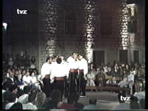 Dobra večer ružo moja - klapa Filip Dević - FDK - Večer Dinka Fia 1989
