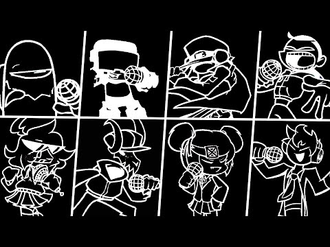 FNF Lights Down - But Every Turn A Different Character Sings It! | Vs Imposter V4