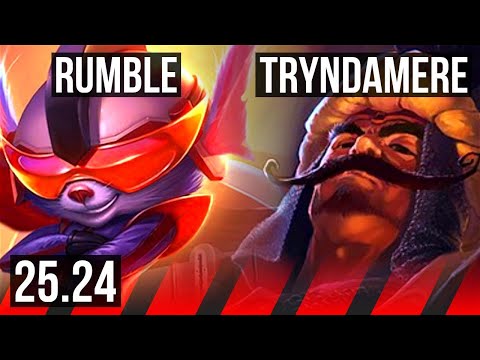 RUMBLE vs TRYNDAMERE (TOP) | KR Diamond | 25.24
