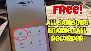 All New Samsung Enable Call Recorder. Android 13/14, Free method!