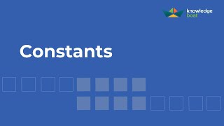 Constants | ICSE Computer Applications | Java & BlueJ