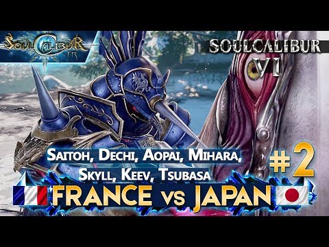 SoulCalibur 6 France vs Japan 10v10 #2/3 - EvoJapan 2019