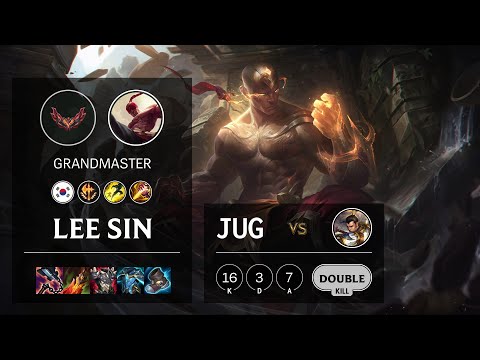 Lee Sin Jungle vs Xin Zhao - KR Grandmaster Patch 12.5