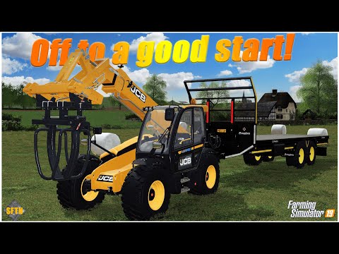 Farmer's rush to cart silage bales at Chellington Valley!| Farming Simulator 19 Roleplay - 105
