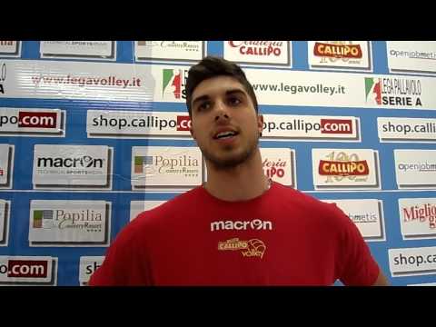 Luigi Randazzo alla vigilia della gara di ritorno con Cuneo