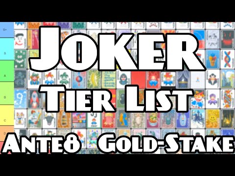 Ranking EVERY JOKER in Balatro for Gold Stake!