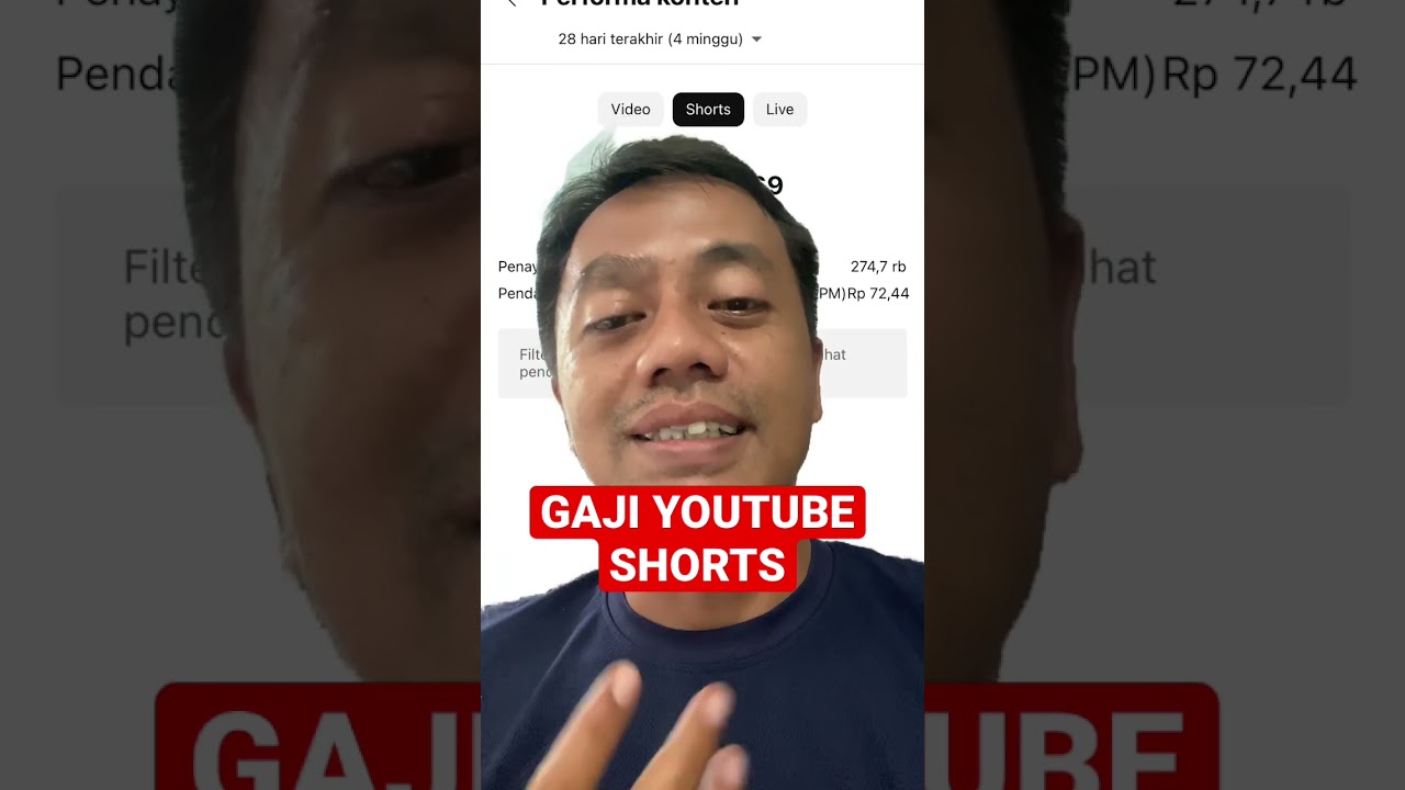Crying... The Latest YouTube Short Salary, How Come It's This Much #shorts #youtubersalary