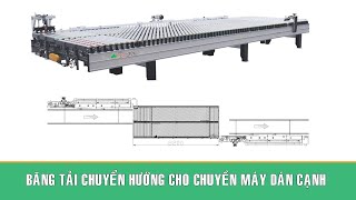 Băng tải chuyển phôi cho chuyền máy dán cạnh HOLZTEK