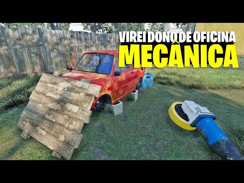 VIREI UM "MECÂNICO SAFADO"! NESSE NOVO SIMULADOR de DONO DE OFICINA DE BAIRRO!