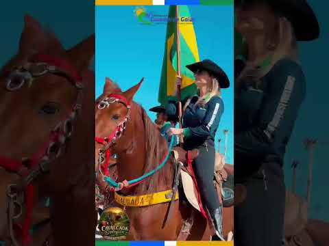 Cavalgada em Guarani de Goiás rumo ao Bom Jesus da Lapa de Terra Ronca