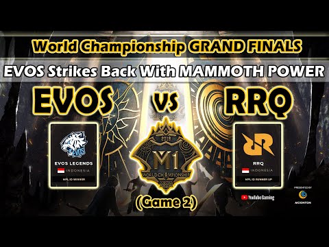 M1 GRAND FINAL Evos Legend VS RRQ (Game2) – EVOS Strikes Back With MAMMOTH POWER