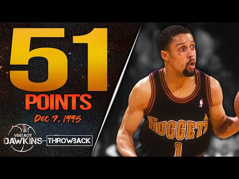 "The '90s Steph" Mahmoud Abdul-Rauf Drops 51 Pts, 9 Threes vs Jazz 😲