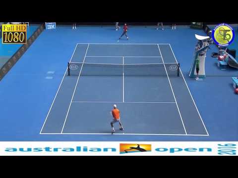 Gael Monfils vs Stephane Robert Australian Open 2016 highlights HD