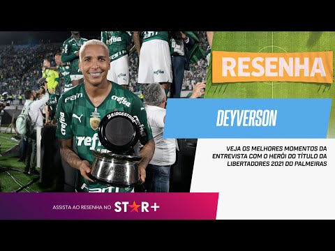 HERÓI DO TÍTULO DA LIBERTADORES COM O PALMEIRAS! Deyverson, no Resenha ESPN