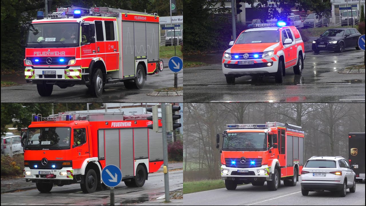 [Dauereinsatz in der Schlossstadt] Alarm für die Freiwillige Feuerwehr Ahrensburg - Einsatzfahrten