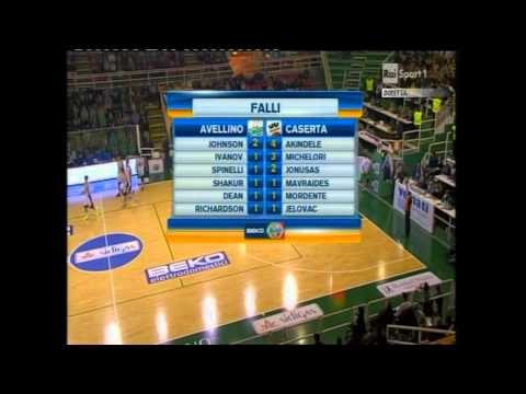 Sidigas Avellino vs. Juve Caserta (Lega Basket A # Giornata 13 # 30/12/2012)