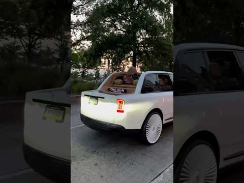 Lil Uzi Vert’s $1M Rolls-Royce Cullinan "Vert Edition" – No Roof, All Flex #shorts #trending